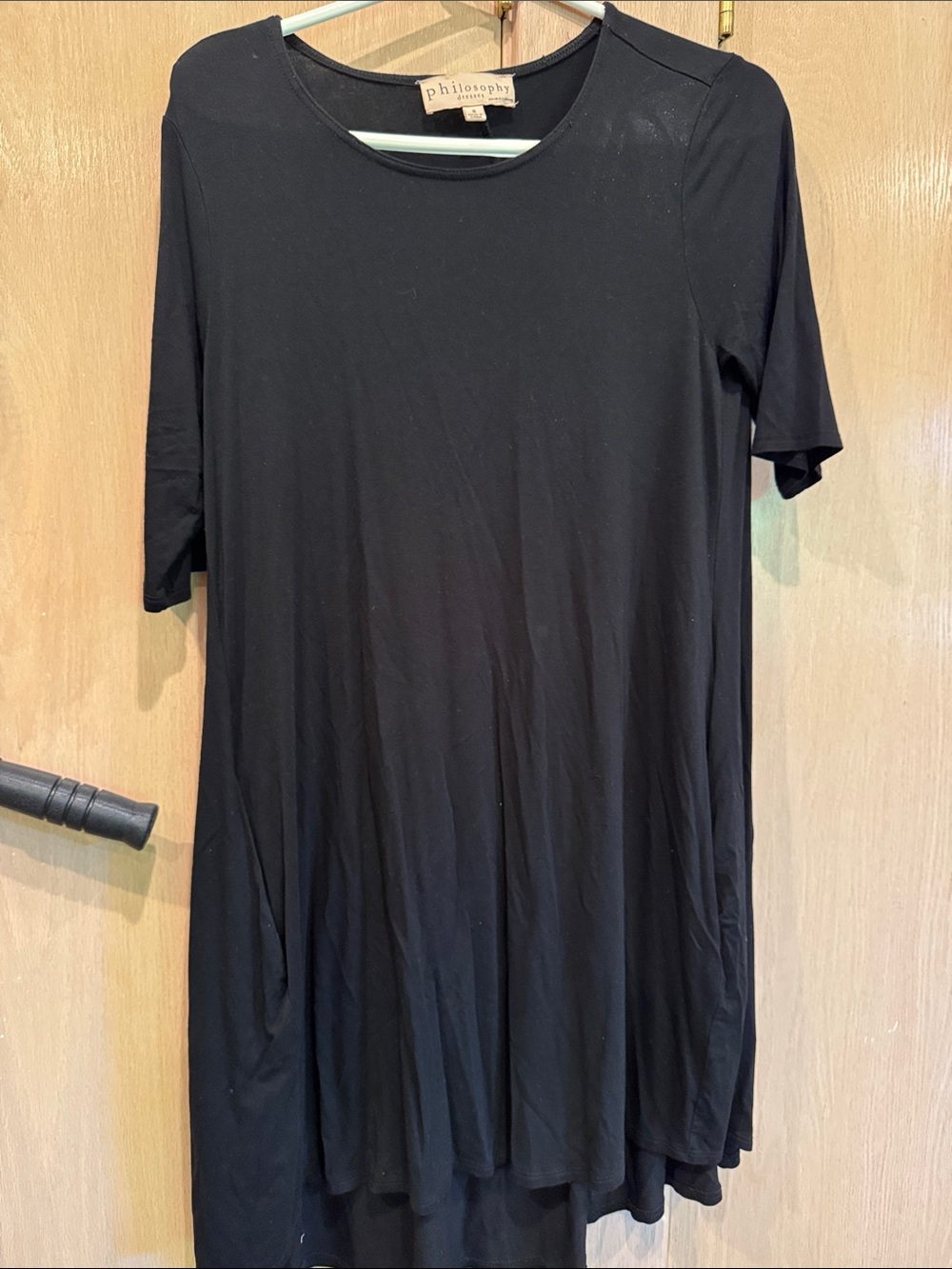 Philosophy Black Short-Sleeve Crew Neck Tee